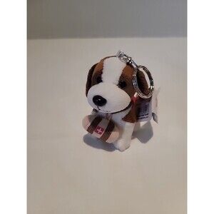 New  3" Saint Bernard Rescue Dog Plush Switcherland Keychain Splasharts